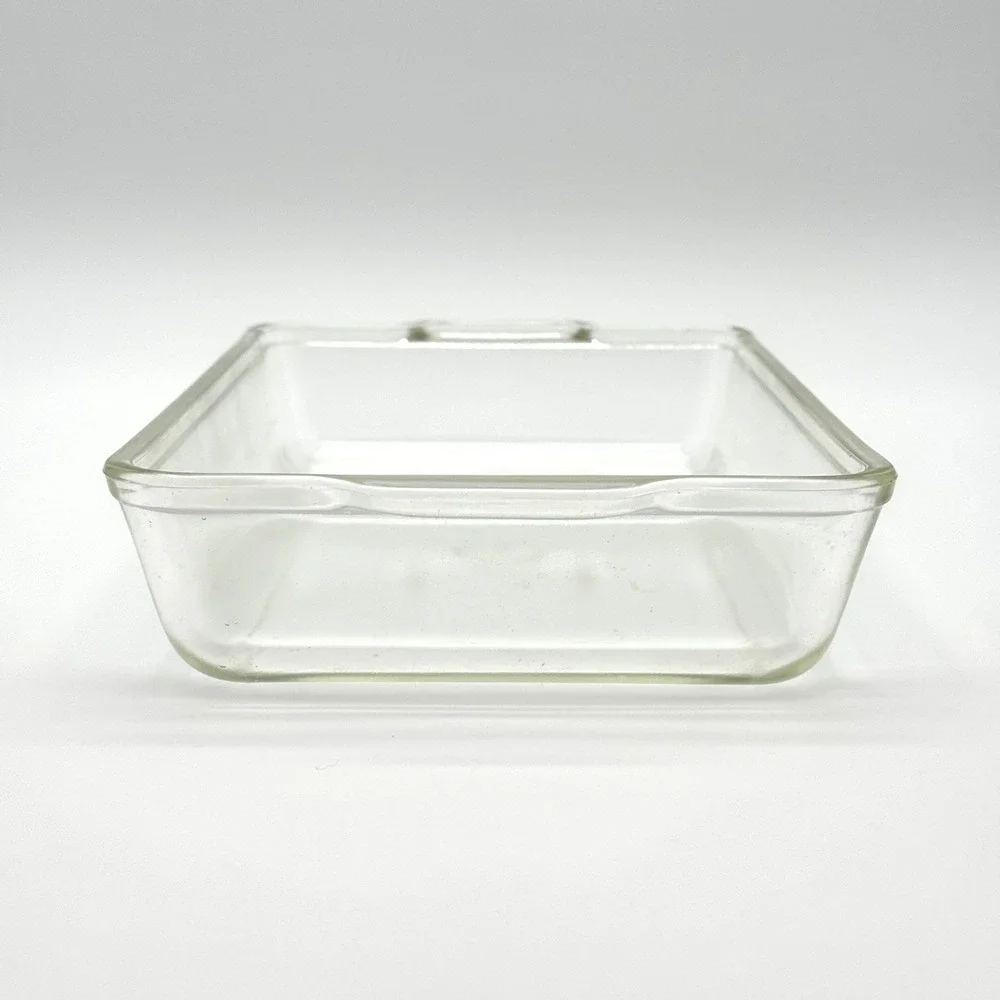Pyrex 231 Clear Baking Dish Pre-1950s TM Reg Vintage 10x6 USA
